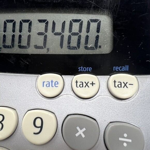 Texas Instruments TI-1795 SV Simple Desktop Calculator - Picture 9 of 12